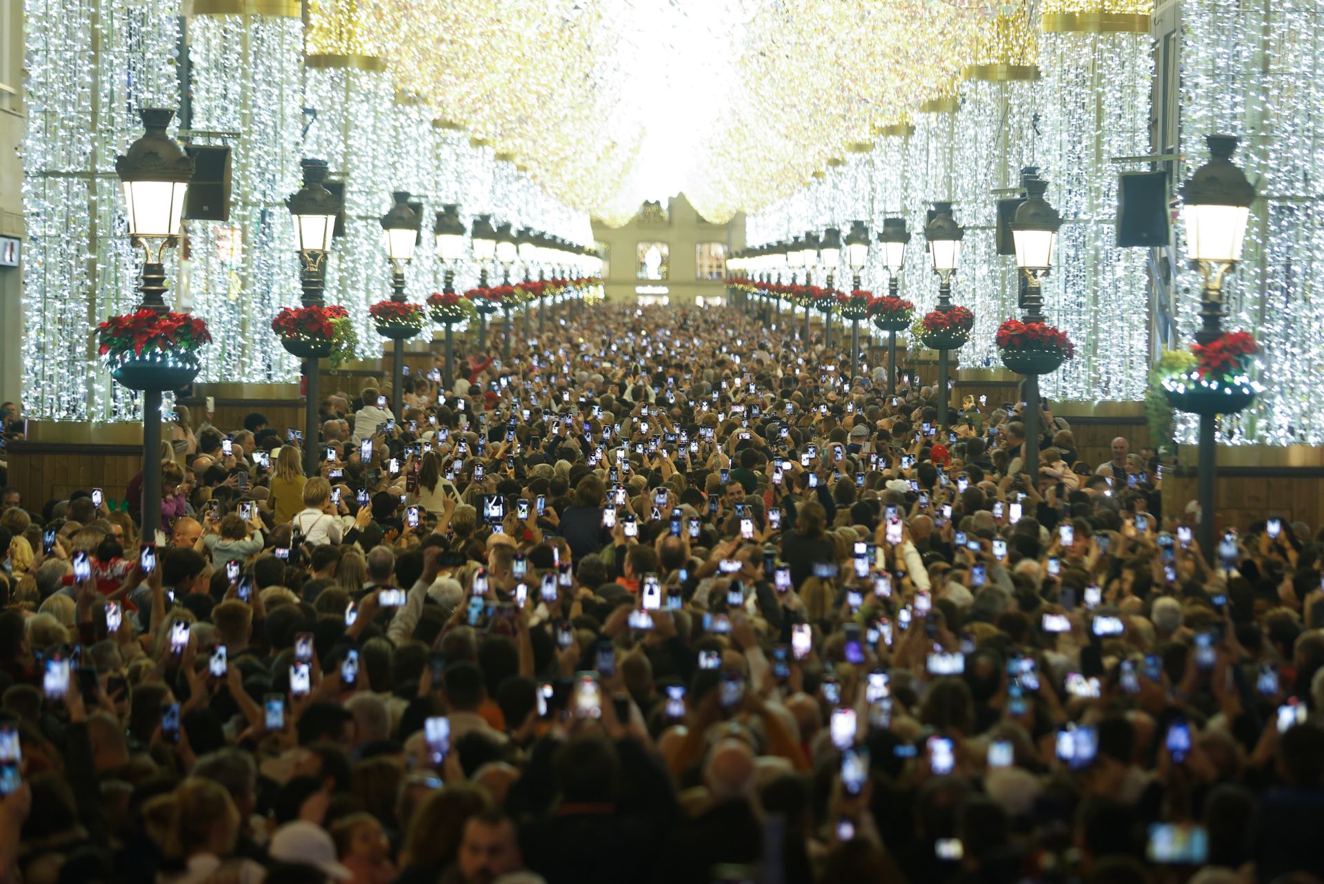 Malaga&#039;s big Christmas switch-on - in pictures